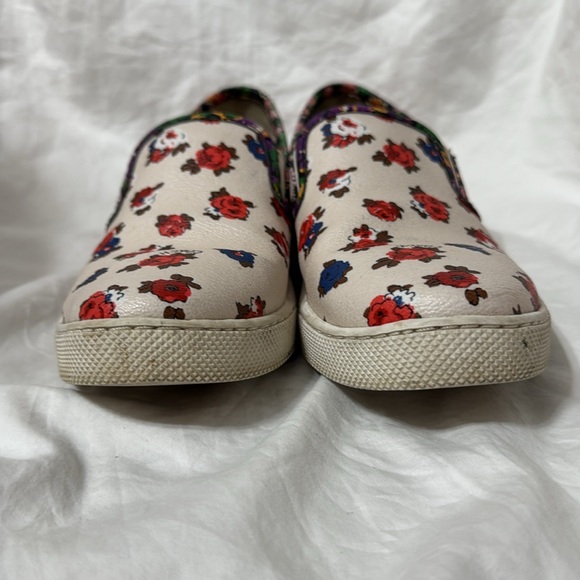 Women’s Coach Floral Parkside Tea Rose Slip-On Sneakers. Size 7 - Picture 8 of 11
